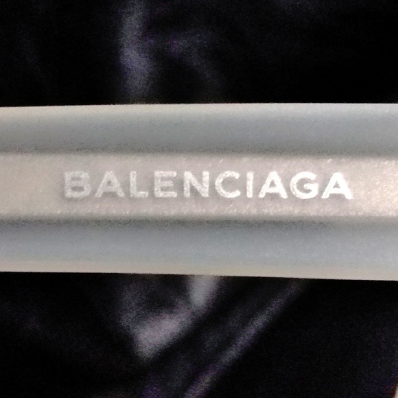 Balenciaga Square Clear Frame Sunglasses- New - Picture 5 of 8